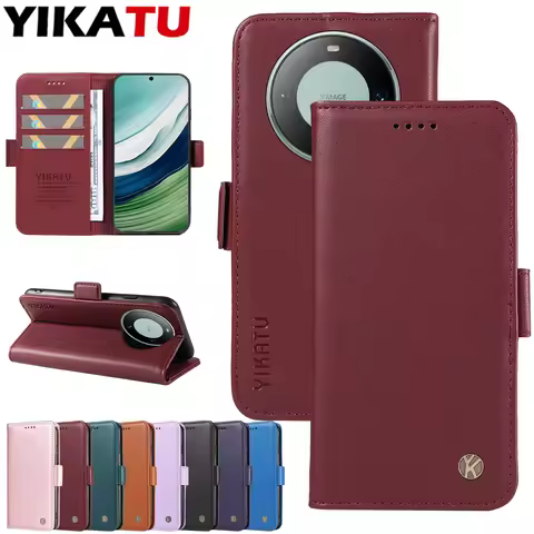 Holder Shockproof Flip Wallet Leather Case For Huawei Mate 60 Pro Plus P70 Pro Nova 12S 4G 12 SE 5G 