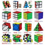 AM Black with Sticker Cube 2x2 3x3 4x4 5x5 Ivy  Skweb 1x2x3 2x3x3 Pyraminx Wind Fire Fisher Axis & S