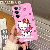 Protector for Realme C85 4G/ 5G - 15X Softcase Procamera Silicon cute hello kitty Motif Latest Cool 