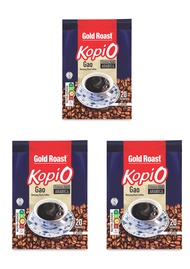 Gold Roast Kopi-O Instant Ground Coffee Mix With Sugar 19g x 20s Finest Blend of Arabica & Robusta R