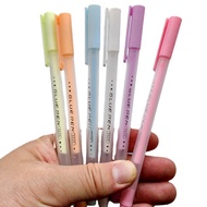 Pulpen Lem Kertas Cepat Kering Lem Cair Anti Bocor Bentuk Pena Glue Pen Stiker Scrapbook Diy Untuk A