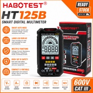 HABOTEST HT125B Smart Digital Multimeter Auto Range AC/DC Voltage Current Tester NCV 600V CAT III