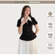 BBSTORE’S Elegant Short Peplum Shirt - A3389