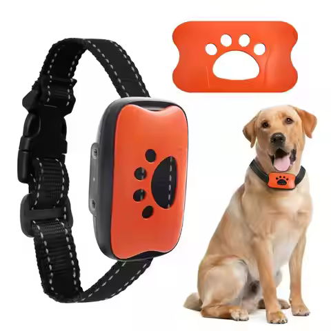 Pet Dog Anti Barking Device Electric Dogs Training Collar Dog Collar USB Chargeable Stop Barking Vib