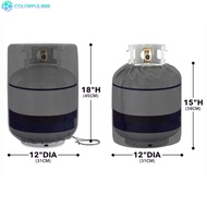 【COLORFUL】Propane Tank Cover with Side Stable Tabletop for Standard 20lb Tank Cylinder