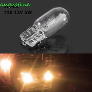 AUGUSTINE Halogen Bulbs 10pcs/set T10 W5W 194 168 5W Width Lamp