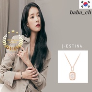 [J.estina] Big sale SERENA LINE Necklace Korean production + Jewelry case + certificate/IU's pick