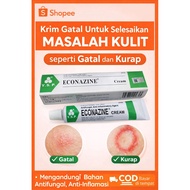 Econazine Cream 20g Krim Kulat Panau Kurap Gatal Anti Fungus