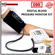 pushcartph Original Electronic  Blood Pressure Monitor Kit Digital with Heart Rate Monitor and Voice Broadcast Function | Arm Style Digital BP Kit Set | Automatic High Blood Reading Sphygmomanometer Pulsometer | Pang BP