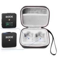 Portable Carrying Case for Rode Wireless Go - Compact Wireless Microphone System, Transmitter Receiv