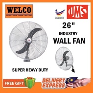 UMS 26 INDUSTRY WALL FAN [UIF-26W ] 100% COPPER MOTOR, SUITABLE INDUSTRIAL & COMMERCIAL USE, VERY BI