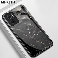 Case For Xiaomi Redmi 10 5G 10 4G 10C 4G Protective Cover Glass Material Cute Cat Pattern Mobile Pho