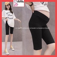 Slim Fit Elastic Mid-Thigh Leggings A041 Lin Store66