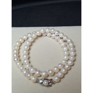 TH145037 Akoya Pearl Necklace From Japan Beautiful And Shiny Pearls Nature
