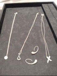 Tiffany & Co classic pendants and earrings
