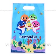 10pcs Baby Shark Plastic Loot Bag 17x25cm More Design Search in our store
