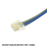 Unique Socket 3 Pin Motor Switch Limited Cable