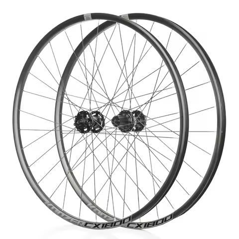 Koozer CX1800 Road Gravel CX Bicycle Wheel set 700C Disc 5x100 135 QR 12x100 12x142mm THRU 28H 32 HG