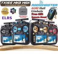 Radiomaster TX16S MK3 MAX Radio Controller AG02 CNC Hall Gimbals 16CH 5Inch IPS Touchscreen ELRS/Mod