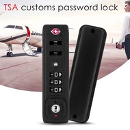กุญแจสายยู BGBJ1เพื่อความปลอดภัยกระเป๋าเดินทางกันขโมย3กุญแจล็อครหัสตัวเลขล็อครหัสอย่างปลอดภัย TSA007กุญแจล็อคกระเป๋า TSA