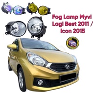 (FREE SHIPPING) Fog Lamp Lampu Bumper Myvi SE Lagi Best / Myvi Icon