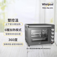 Whirlpool惠而浦 30公升雙溫控旋風烤箱 WTOM304CG_廠商直送