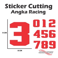 N77 Number Stickers Number Sticker/ Motorcycle Sticker/ Custom Number Sticker/