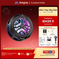 Amgras iceWorld Pro Phone Cooler gaming Mute Dissipate Fan Cooling Radiator Magnetic/Back-clip 2 in 
