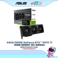 ASUS PRIME GeForce RTX™ 5070 Ti 16GB GDDR7 OC Edition | PRIME-RTX5070TI-O16G