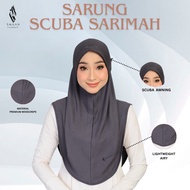 Tudung Sarung Mosscrepe Scuba Sarimah Instant SIZE M L & XL
