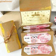 GLOWHIVE 3D Birthday Red Envelope, DIY Packing Traditional Lucky Money Envelope, Cash Gift HongBao B