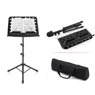 H-Y/ Folding Music Stand One-Click Lifting Music Stand Guitar Erhu Guzheng Violin Music Rack Music Stand Musical Instrum