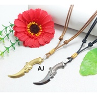 Necklace Roman Picisan Dagger PendantTALI. Men's Fashion Necklace Wanita. Cool Dagger Necklace