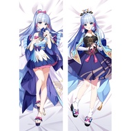 Anime Genshin Impact Kequeen Keqing Dakimakura Waifu 2-Side Print Decor Pillow Case Hugging Body Cus