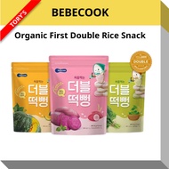 [Bebecook] Organic Baby's First Double Rice Puff - baby teether snack (30g) | Made in Korea