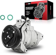Torchbeam 168666 Automotive Air Conditioning AC Compressor Kit Fit for F-150 2015-2017 2.7T, Replace