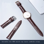topseliing✚¤Substitute Tianwang Tissot Casio Longines watch with leather strap men and women butterfly buckle pin buckle