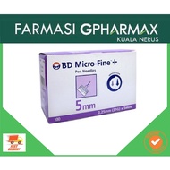 BD Micro-Fine Pen Needles 5mm (100's)