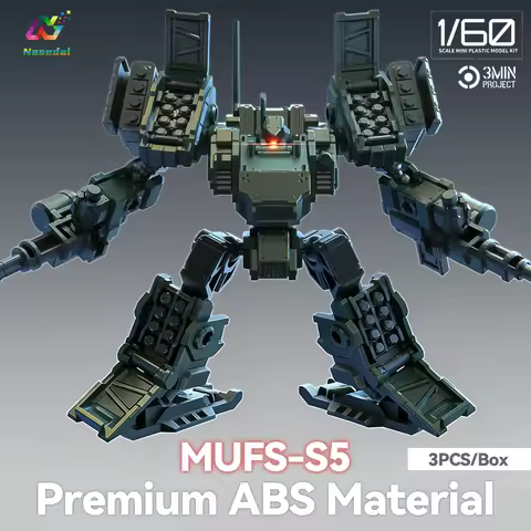 SHEIK MAINLAND 3MIN PROJECT 1/60 Scale MUFS-S5 FORTRESS Mecha Assembly Model Kit High Precision Deta