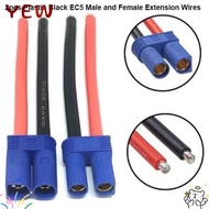 YYE 2pcs EC5 Connection Wires, Black EC5 Male and Female Extension Wires,  Plastic 6 Styles EC5 Term
