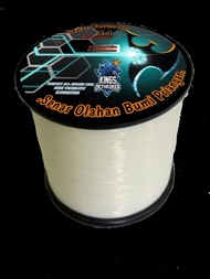 PASUNDAN FISHING LINE WARNA HIJAU KUNING PINK PUTIH SUSU STABILO DOFF PANJANG 500-1000-1500METER SEN