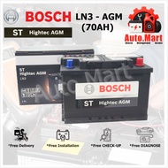 Bateri Kereta / Car Battery - Bosch ST Hightec - AGM - LN3 - 70AH