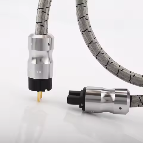 Audiocrast P105 HiFi Audio Gold Plated Plugs EU US Version AC Power Cord JP KRELL CRYO-156 Power Cab