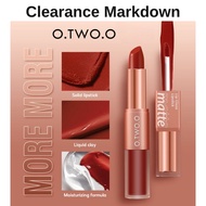 O.TWO.O 2 in 1 Dual Matte Lipstick & Liquid Lipstick