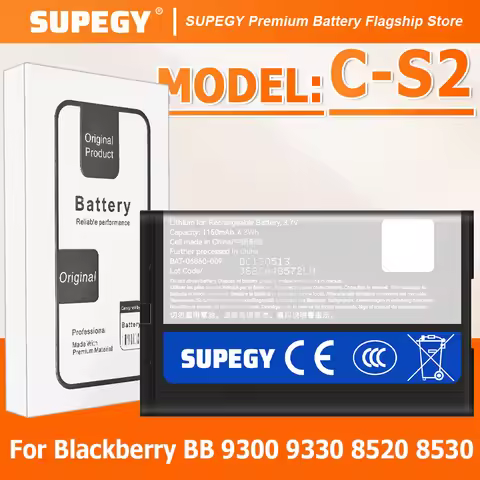 C-S2 CS2 Battery For Blackberry BB 9300 9330 8520 8530 Replacement Batteries Bateria