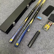 Rainbow-patterned billiard cue, small head cue for 8-ball, snooker cue, professional pool cue with h