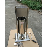Ready✅ Mesin Spanish Churros Making Machine Vertical Sausage Stuffer Stainless Steel Manual Maker Me