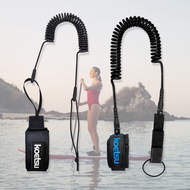 Sup Board Foot Leg Rope Practical Coiled Surfboard Leash Elastic Surfing Stand UP Paddle Board Ankle Leash TPU Accessories