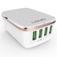 （深水埗交收）$75 LDNIO 快速充電器 4 Port 4.4A USB充電器 旅行充電器 4USB Charger