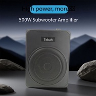 Dual 7 Stinger Active Car Subwoofer, 300W High Power Slim Underseat Bass Amplifier Subwoofer Kereta 